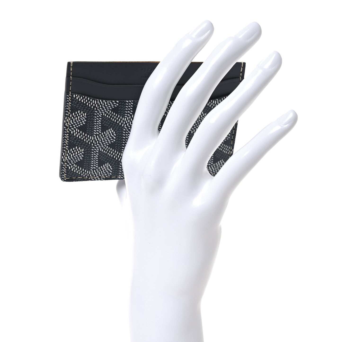 Goyardine Saint Sulpice Card Holder Grey