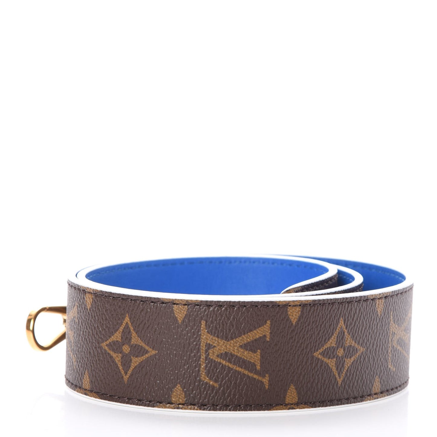 Monogram Bandouliere Shoulder Strap Blue