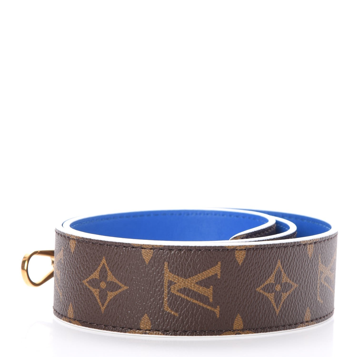 Louis Vuitton Monogram Bandouliere Shoulder Strap Blue 2 of 6