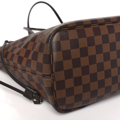 Louis Vuitton Damier Ebene Braided Neverfull MM Pink 9 of 11