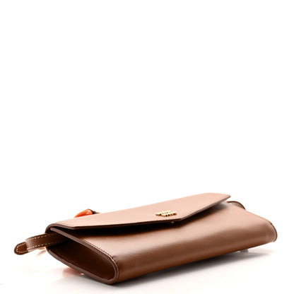 Miu Miu Nappa Wallet On Strap Cognac Orange 4 of 9