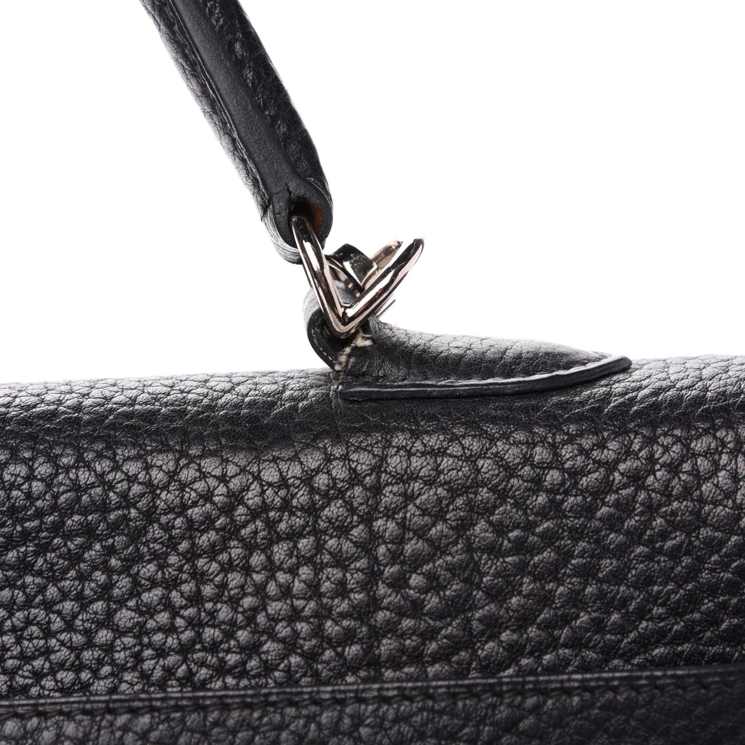 Hermes Fjord Kelly Retourne 35 Black 16 of 19