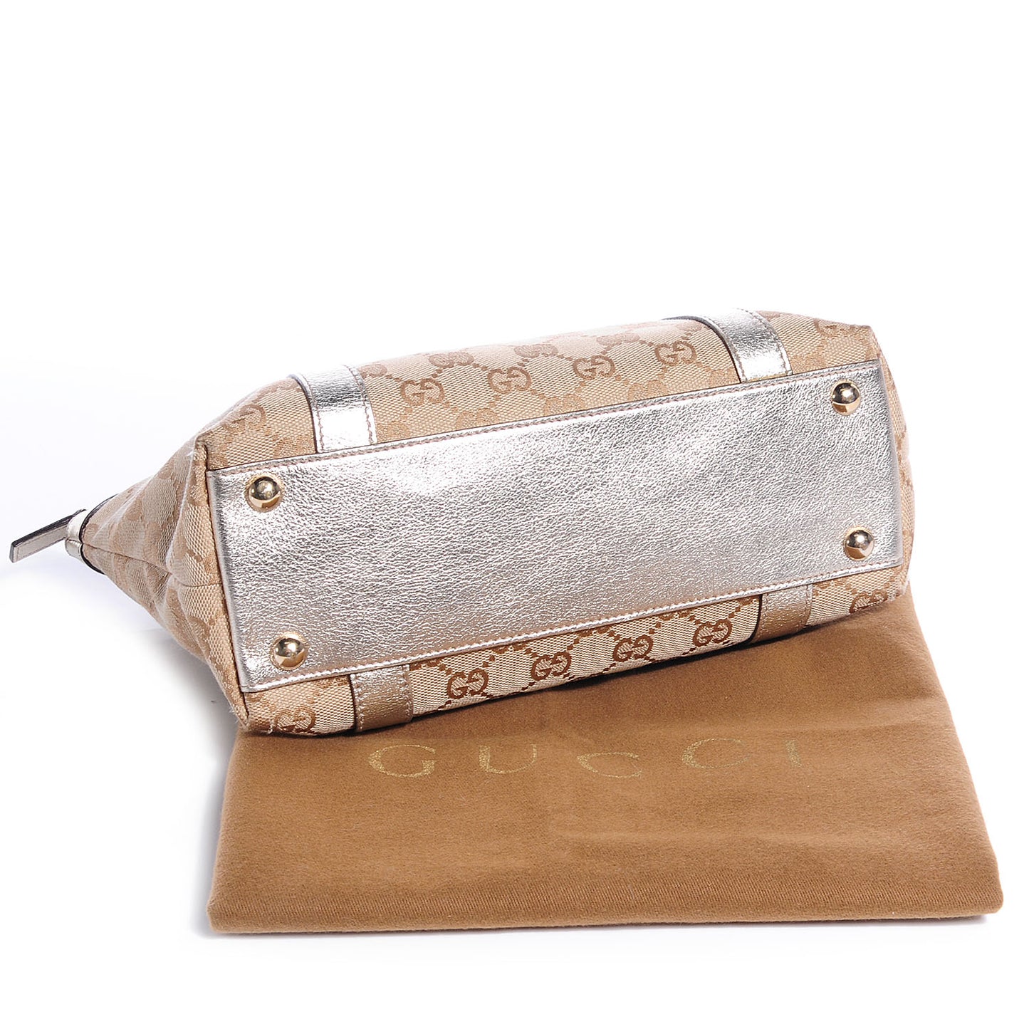 Monogram Small Abbey Handbag Metallic