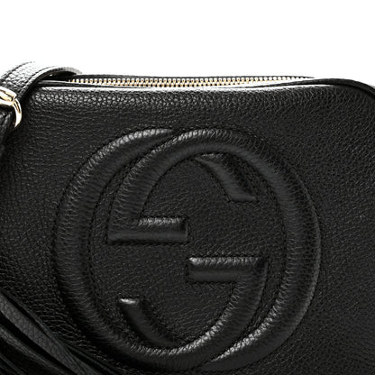 Gucci Pebbled Calfskin Small Soho Disco Bag Black 8 of 11