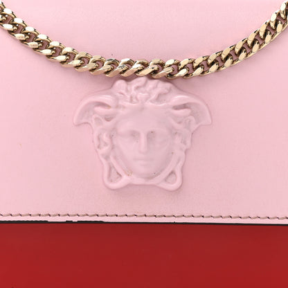 Versace Calfskin Medusa Wallet on Chain Crossbody Pink Red 7 of 15