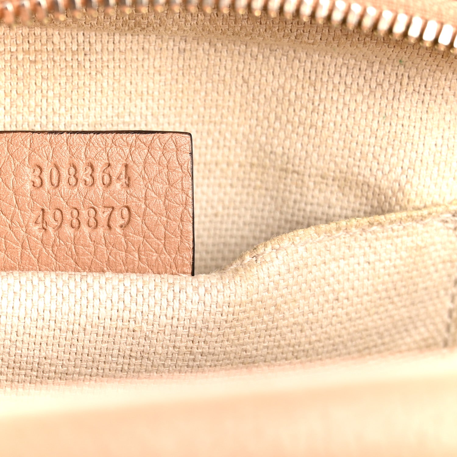 Gucci Pebbled Calfskin Small Soho Disco Bag Rose Beige 7 of 16