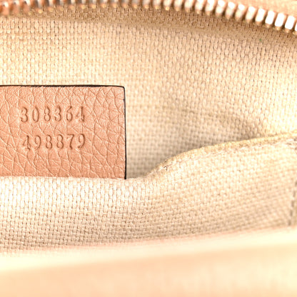 Gucci Pebbled Calfskin Small Soho Disco Bag Rose Beige 7 of 16
