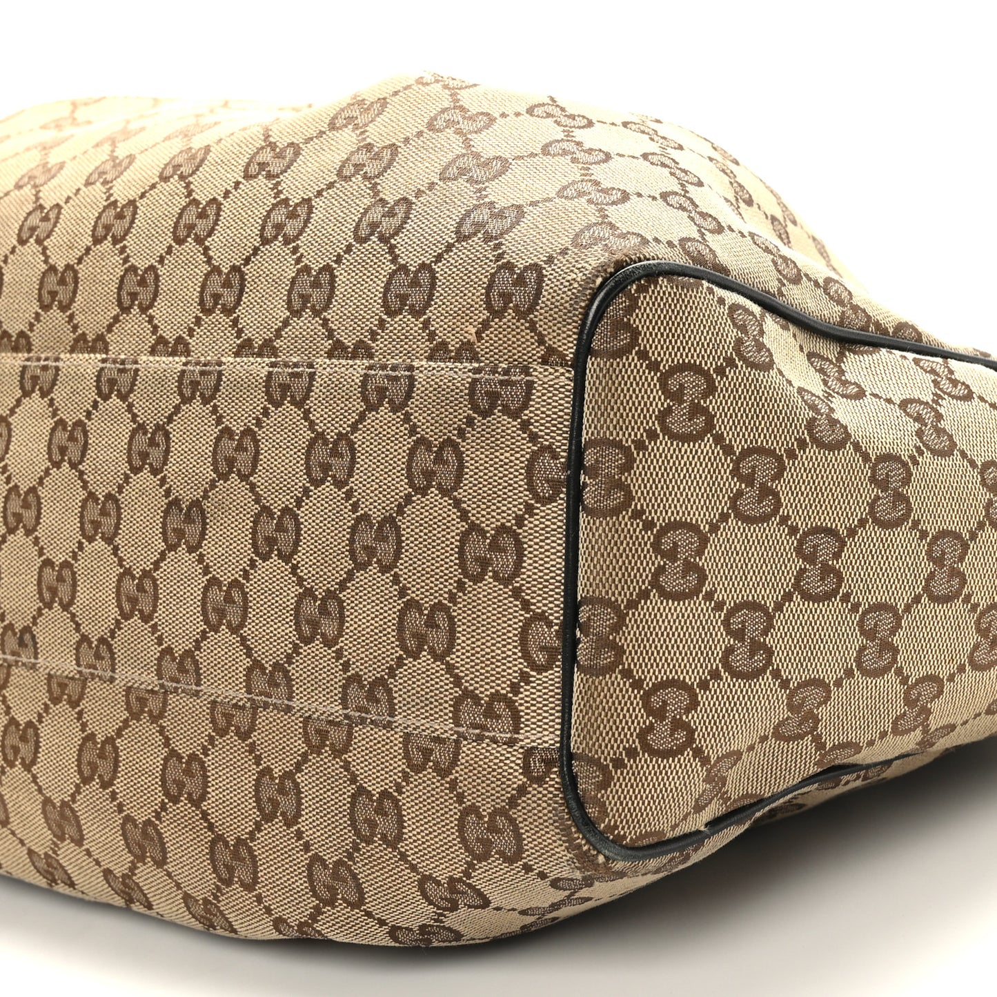 Monogram Medium Sukey Tote Beige Ebony Black