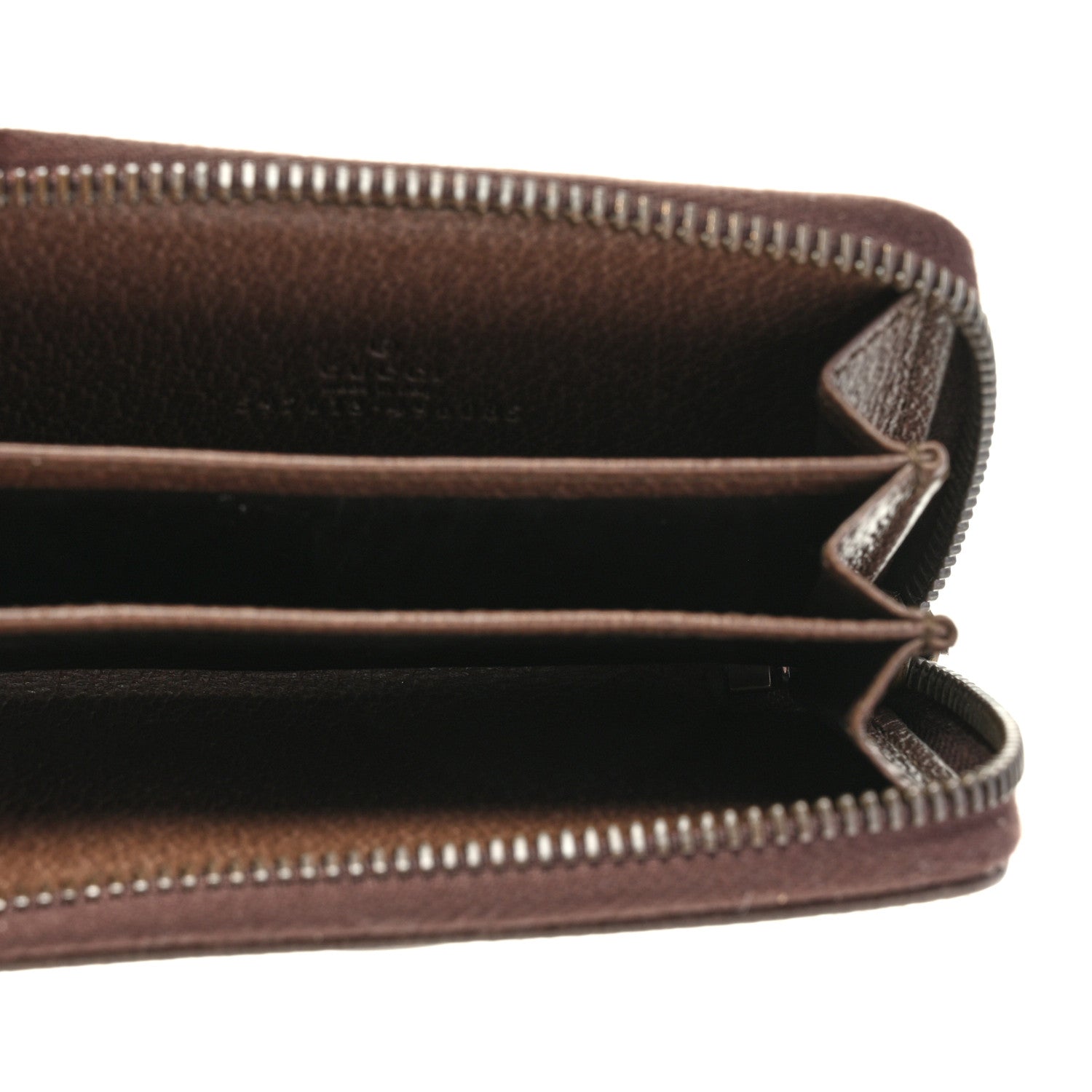 Gucci GG Supreme Web Ophidia Zip Around Card Case Brown 5 of 7