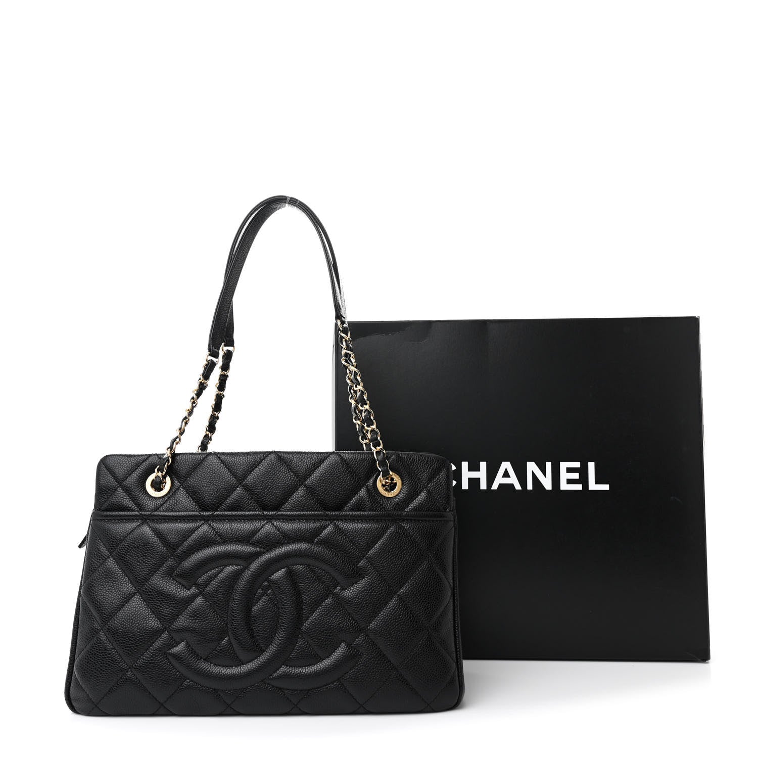 Chanel Caviar Quilted Timeless CC Soft Tote Black 13 of 13