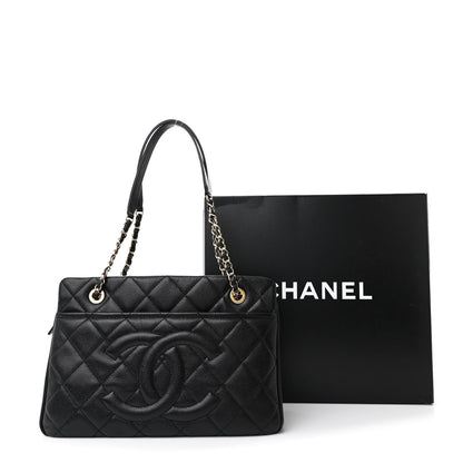 Chanel Caviar Quilted Timeless CC Soft Tote Black 13 of 13