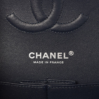 Chanel Caviar Quilted Medium Double Flap Navy 7 of 9