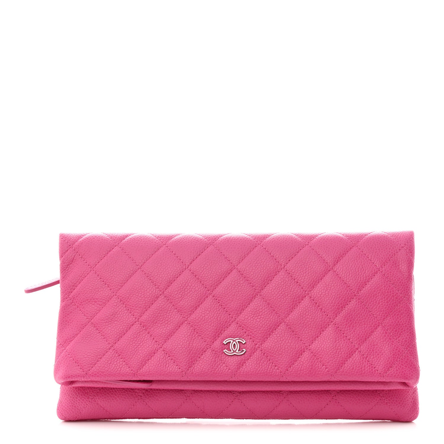 Chanel Caviar Quilted CC Beauty Clutch Pink 1 of 9