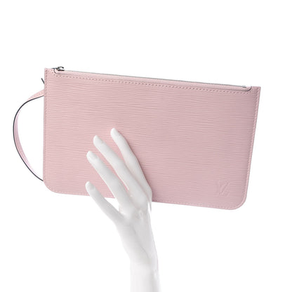 Louis Vuitton Epi Neverfull Pochette MM GM Rose Ballerine 2 of 7