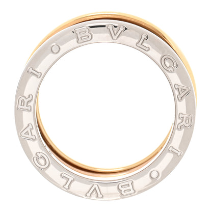 Bulgari 18K Rose White Yellow Gold B.Zero1 Three-Band Ring 51 5.75 6 of 7