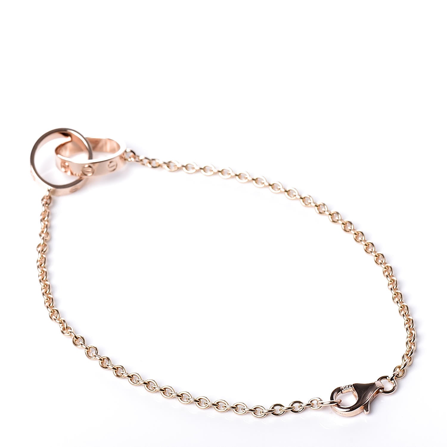 Cartier 18K Pink Gold Interlocking LOVE Bracelet 3 of 5