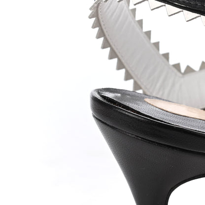 Christian Louboutin Patent Kid PVC Chouette 100 Pumps 37.5 Black 20 of 24
