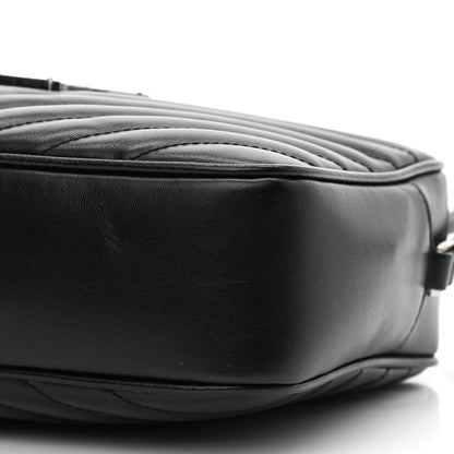 Saint Laurent Calfskin Matelasse Monogram Lou Camera Bag Black 10 of 10
