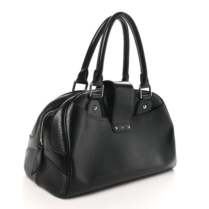 Louis Vuitton Epi Bowling Montaigne GM Black 3 of 9