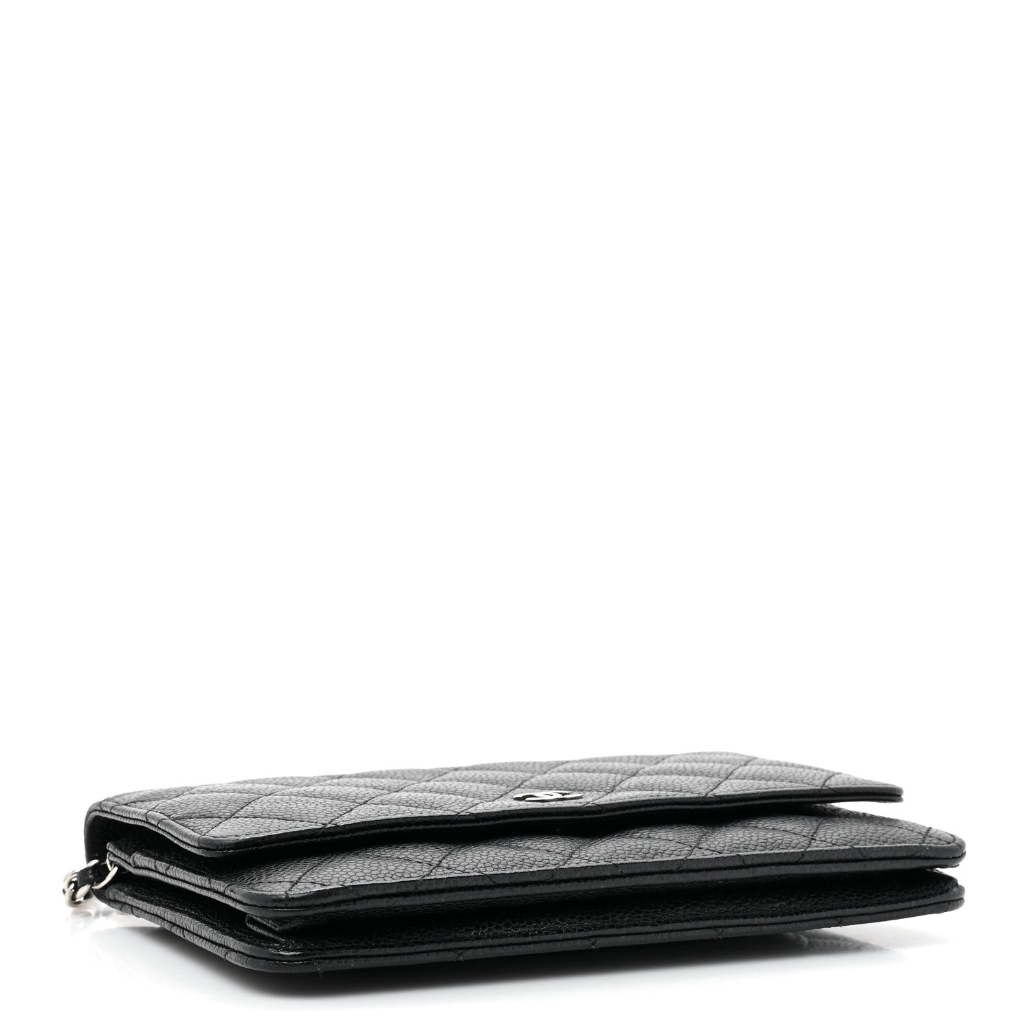 Chanel Caviar Quilted Wallet on Chain WOC Black 4 of 17