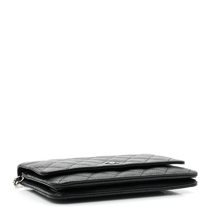 Chanel Caviar Quilted Wallet on Chain WOC Black 4 of 17