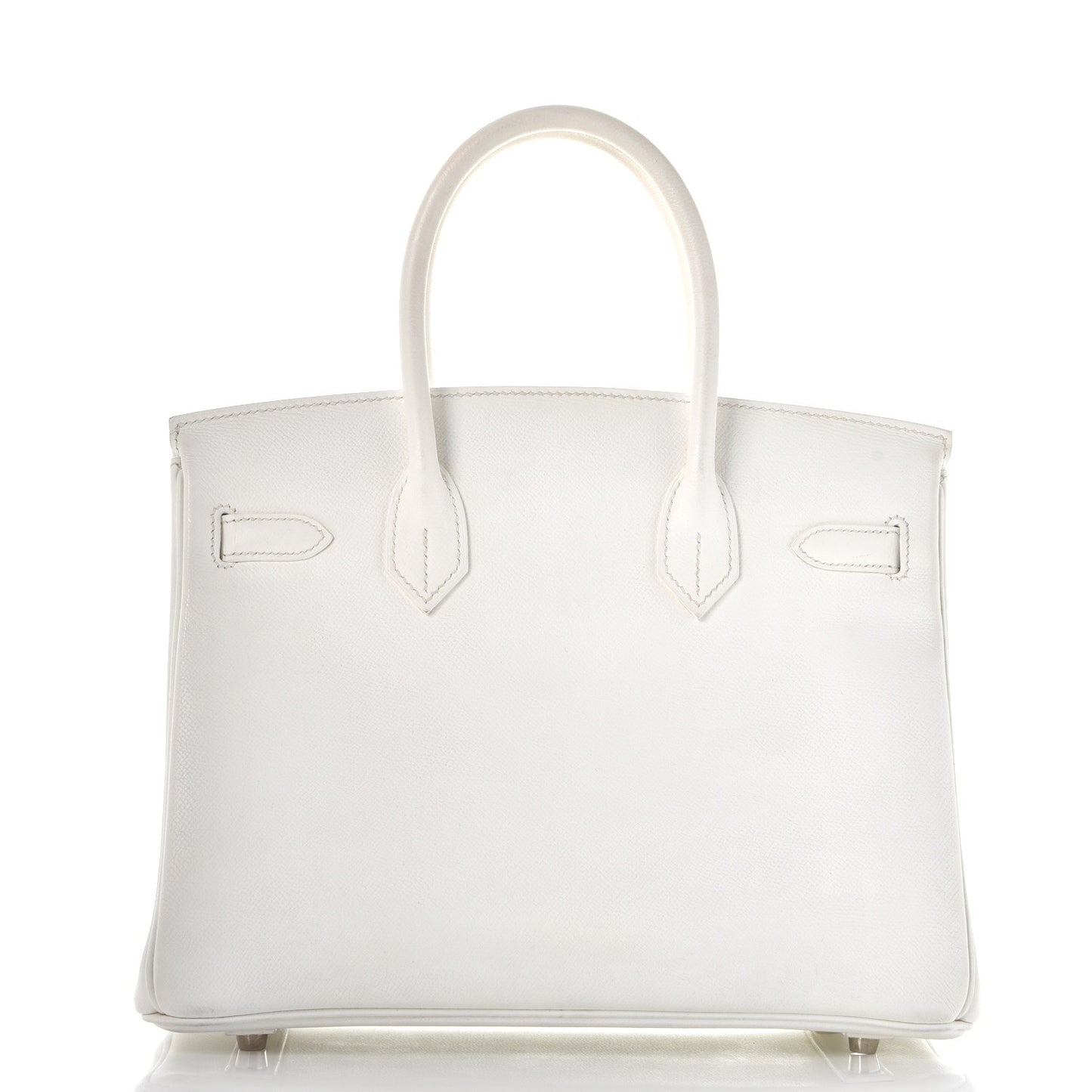 Epsom Birkin 30 White