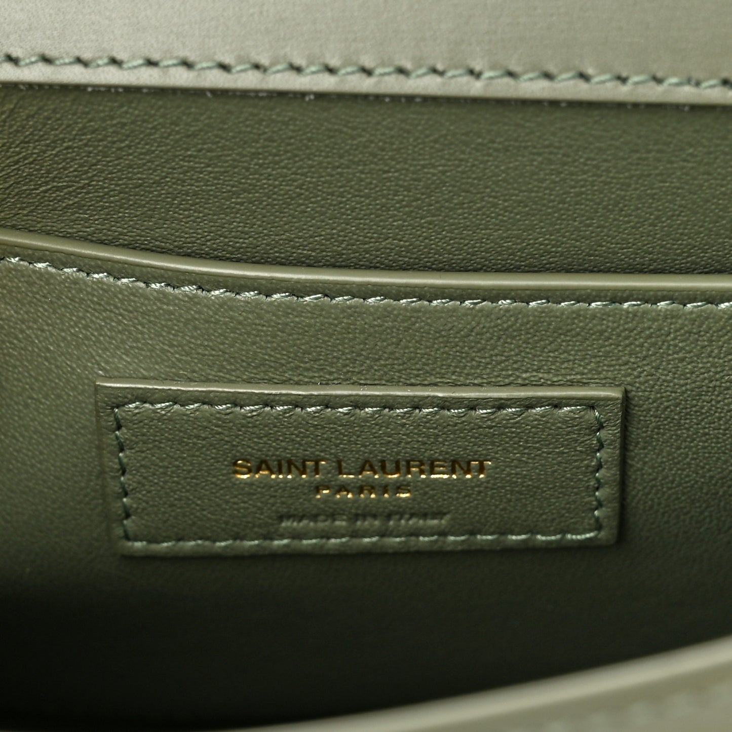 Smooth Calfskin Small Manhattan Shoulder Bag Light Green