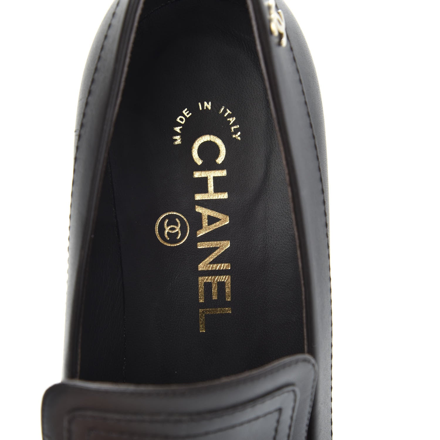 Chanel Calfskin Buckle Pumps 39 Black 8 of 11