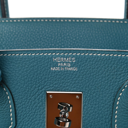 Hermes Togo Birkin 35 Blue Jean 5 of 9