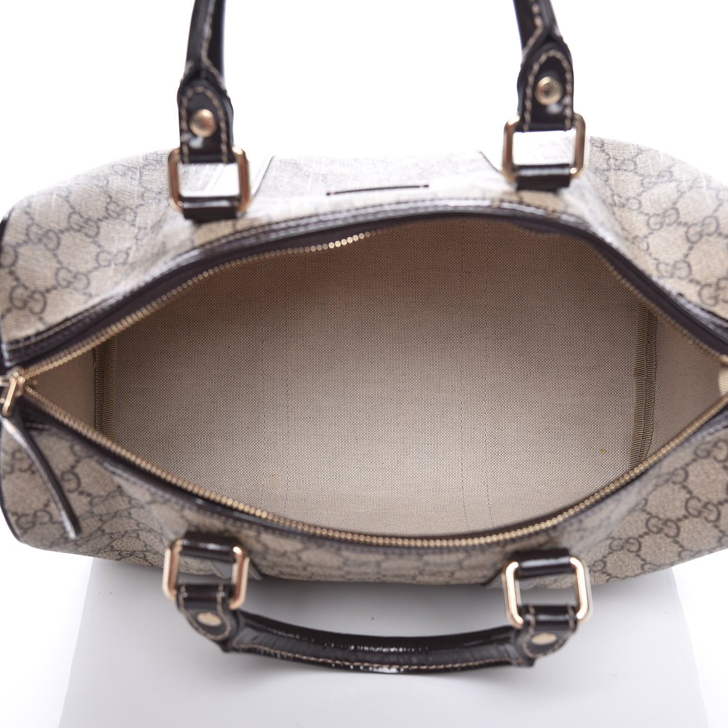 Gucci GG Plus Monogram Medium Joy Boston Dark Brown 5 of 13