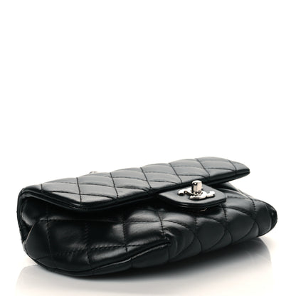 Chanel Calfskin Quilted CC Uniform Flap Belt Bag Black 3 of 9