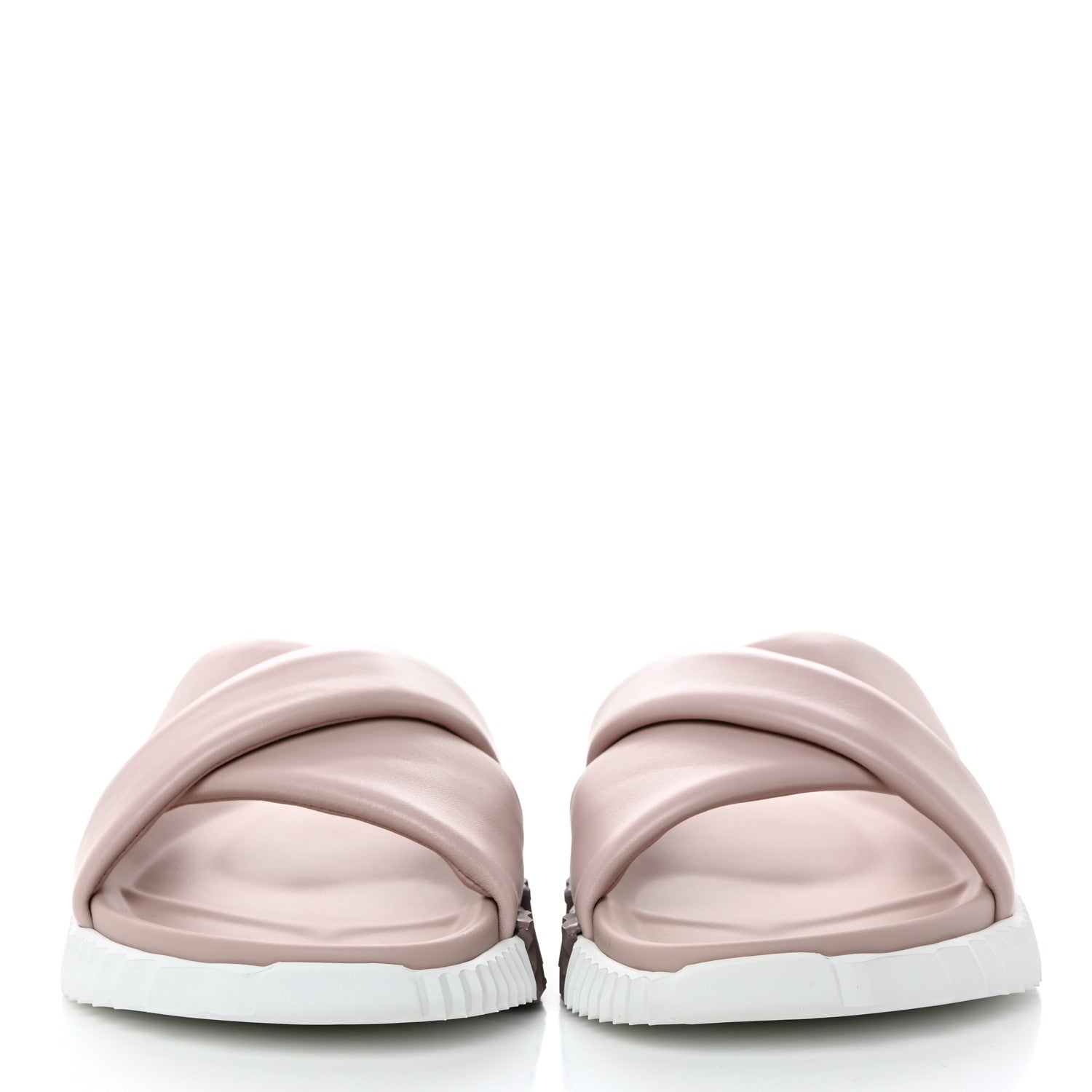 Hermes Nappa Infra Sandals 38.5 Rose Porcelaine 2 of 9