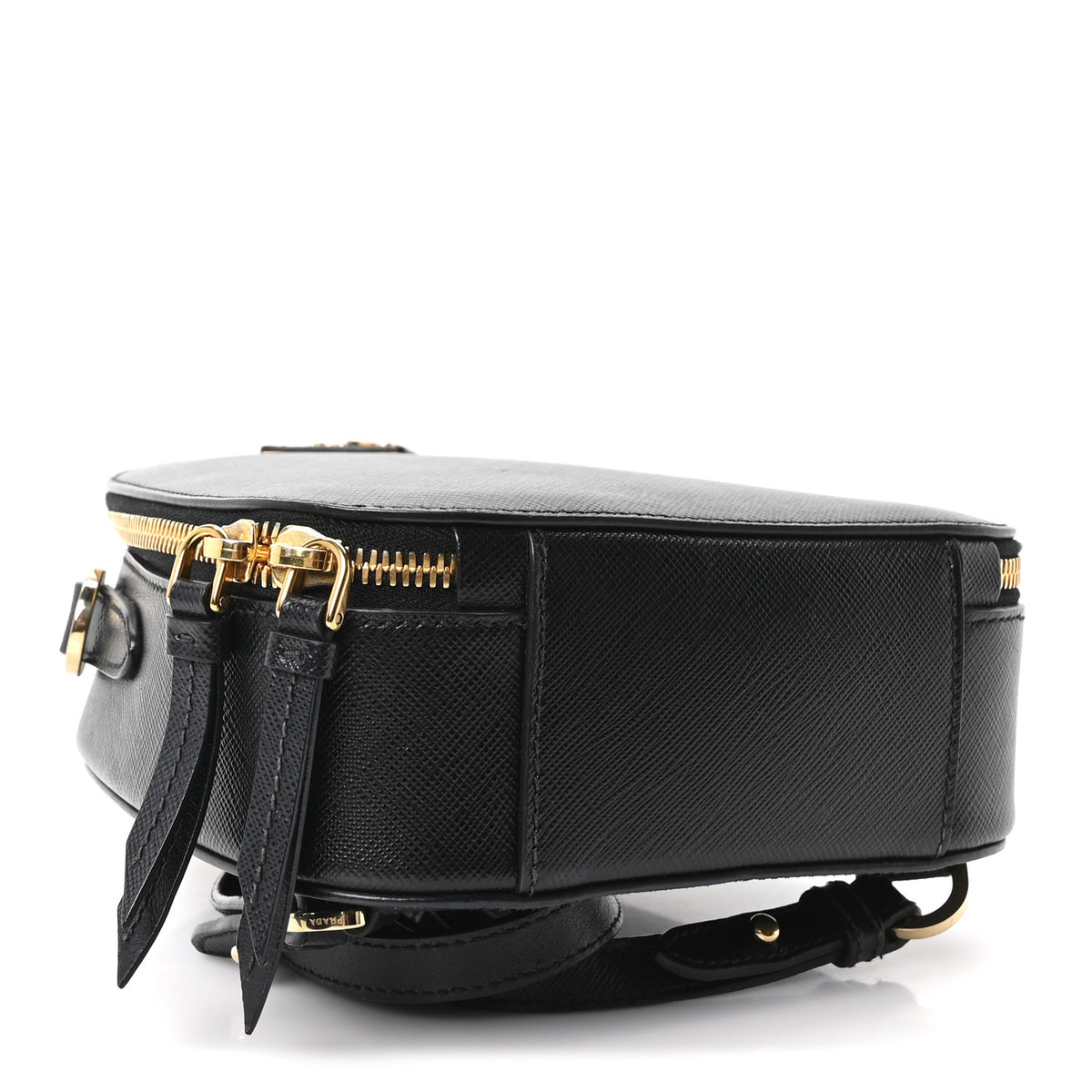 Saffiano Lux Mini Odette Backpack Black