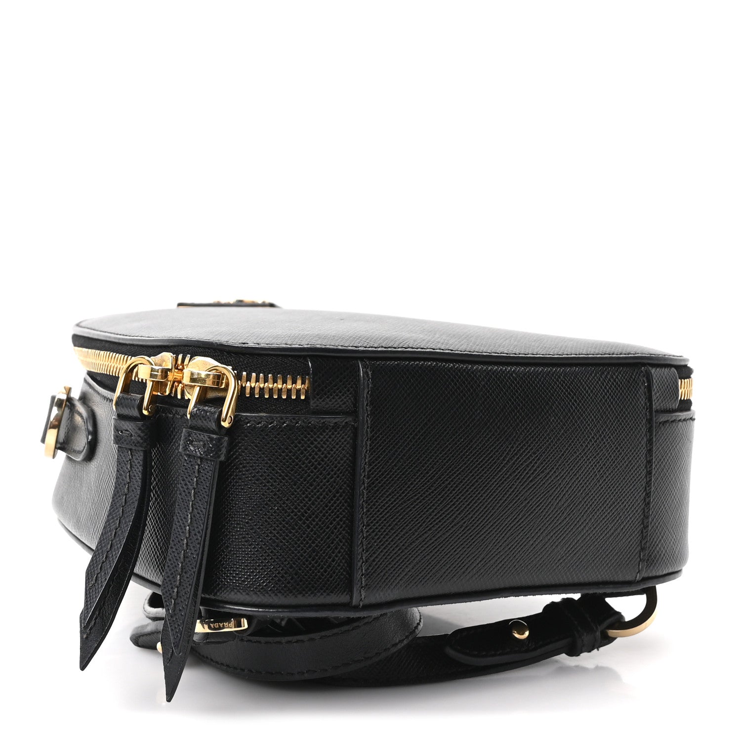 Prada Saffiano Lux Mini Odette Backpack Black 3 of 8