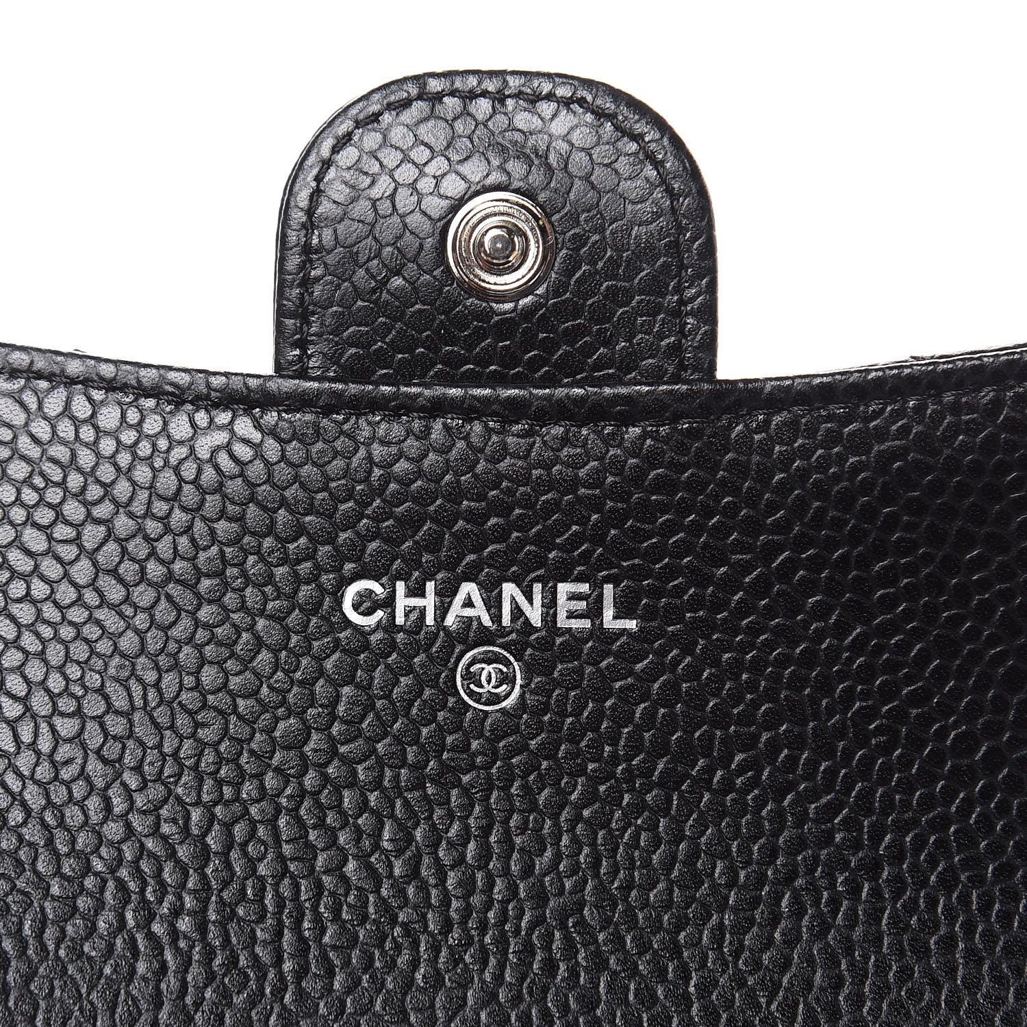 Chanel Caviar Quilted Flap Card Holder Black 6 of 9