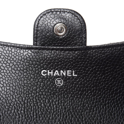 Chanel Caviar Quilted Flap Card Holder Black 6 of 9