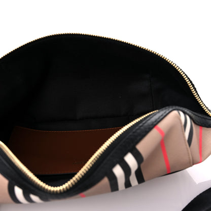 Burberry E-Canvas Icon Stripe Sonny Bum Bag Archive Beige 5 of 10