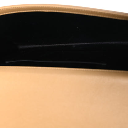 Saint Laurent Calfskin Monogram Large Belle De Jour Clutch  Beige 5 of 7