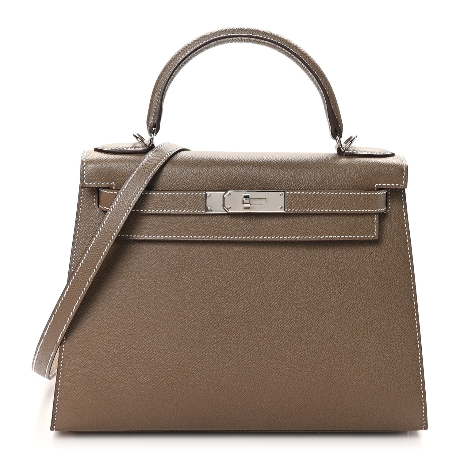 Hermes Epsom Kelly Sellier 28 Etoupe 1 of 11