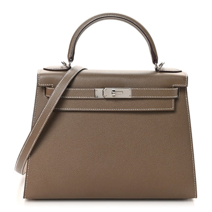 Hermes Epsom Kelly Sellier 28 Etoupe 1 of 11