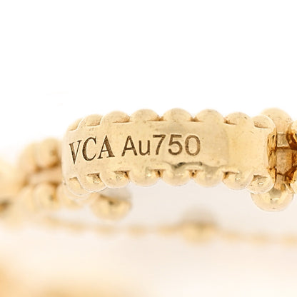 Van Cleef & Arpels 18K Yellow Gold Mother of Pearl 5 Motifs Vintage Alhambra Bracelet 4 of 6