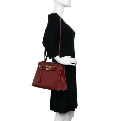 Hermes Chamonix Kelly Sellier 32 Rouge H 2 of 12