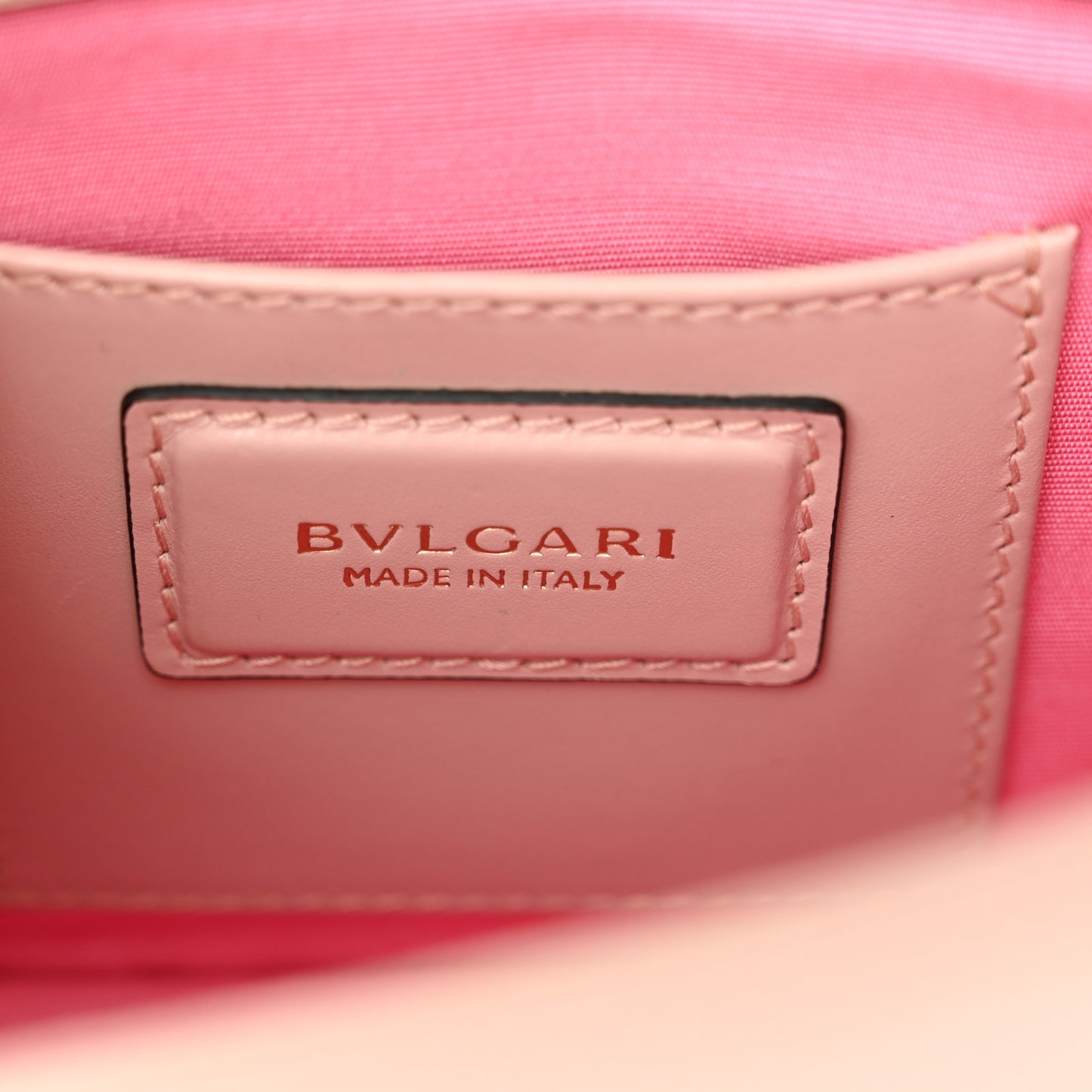 Calfskin Small Serpenti Forever Snake Strap Crossbody Bag Light Pink