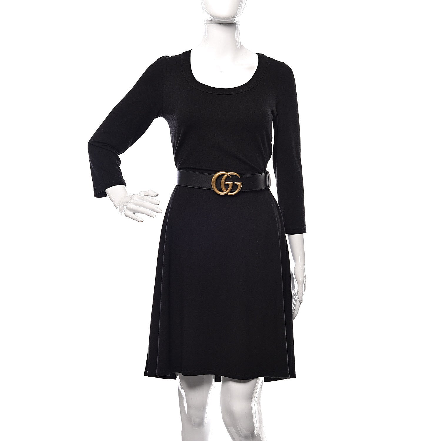Gucci Calfskin Double G 40mm Belt 90 36 Black 2 of 6