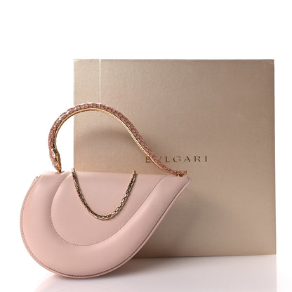 Bulgari Calfskin Serpenti Cuore 1968 Top Handle Pink 10 of 10