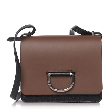 Burberry Calfskin Small D-Ring Bag Tan Black 1 of 11