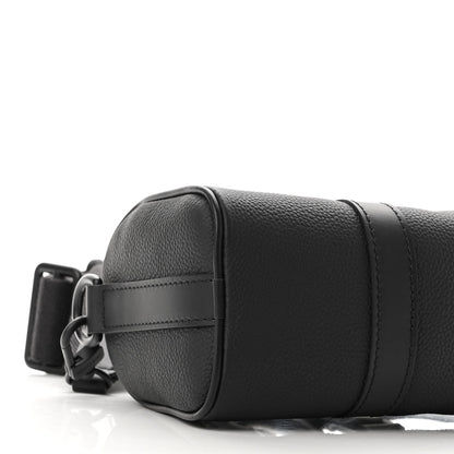 Louis Vuitton Grained Calfskin Aerogram Keepall XS Black 8 of 8