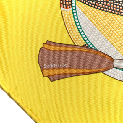 Hermes Silk L'Art Indien Des Plaines Scarf 90 5 of 6