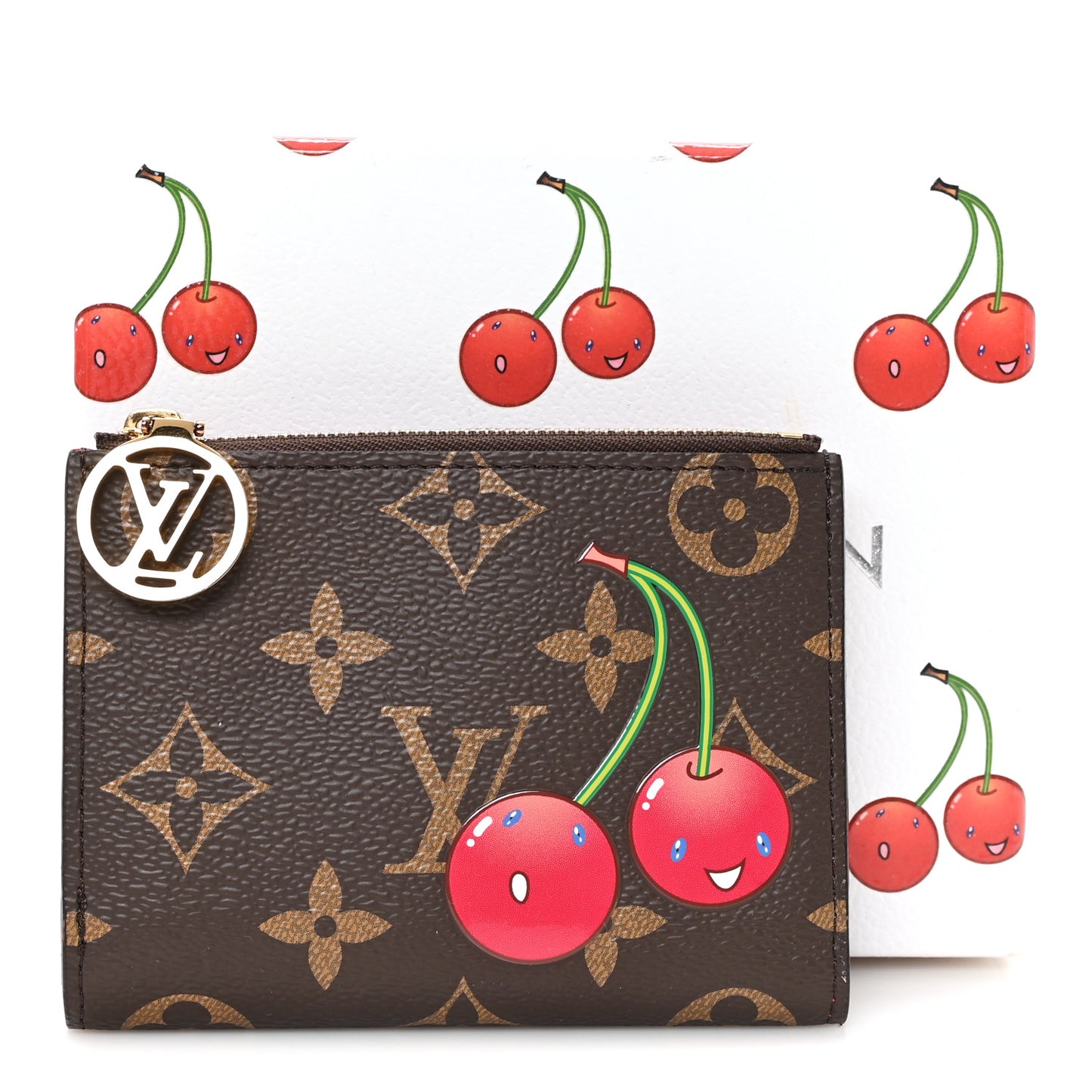 LV X TM Monogram Cerises Lisa Wallet