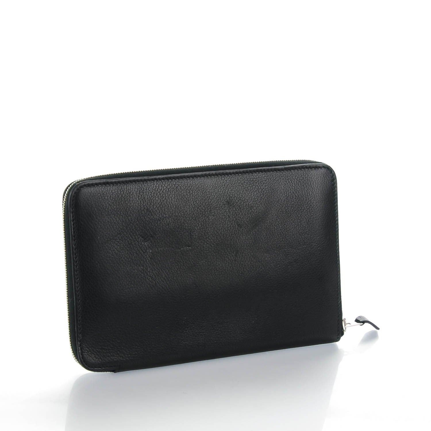 Hermes Evergrain Azap GM Combined Wallet Black 3 of 9